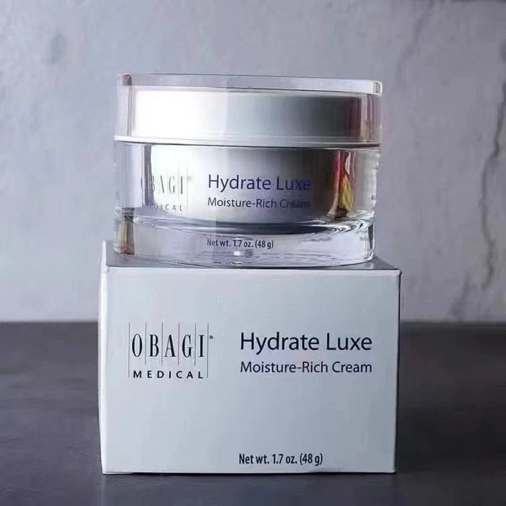 OBAGI Hydrate Luxe, Obagi Hydrate Luxe Moisture Rich Cream, Obagi Moisturizer, Obagi Face Cream, Obagi Hydrating Cream, Obagi Skincare, Moisture Rich Face Cream, Hydrating Facial Moisturizer, Obagi Hydrate Luxe 1.7 oz, Obagi 48g Cream
